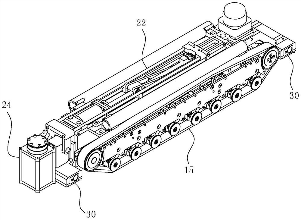 Camera lifting system for cable trench inspection robot