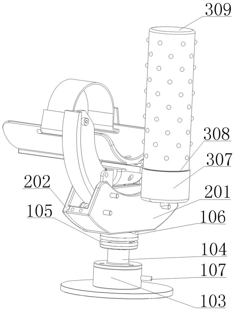 A hand rehabilitation training device