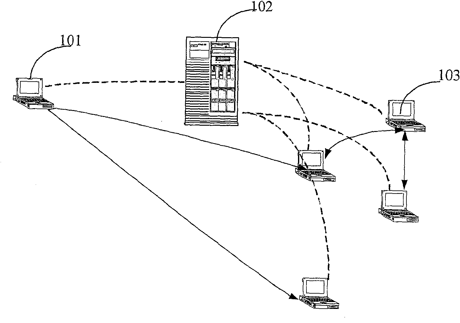 Coordinate connection stream media direct broadcasting system and device