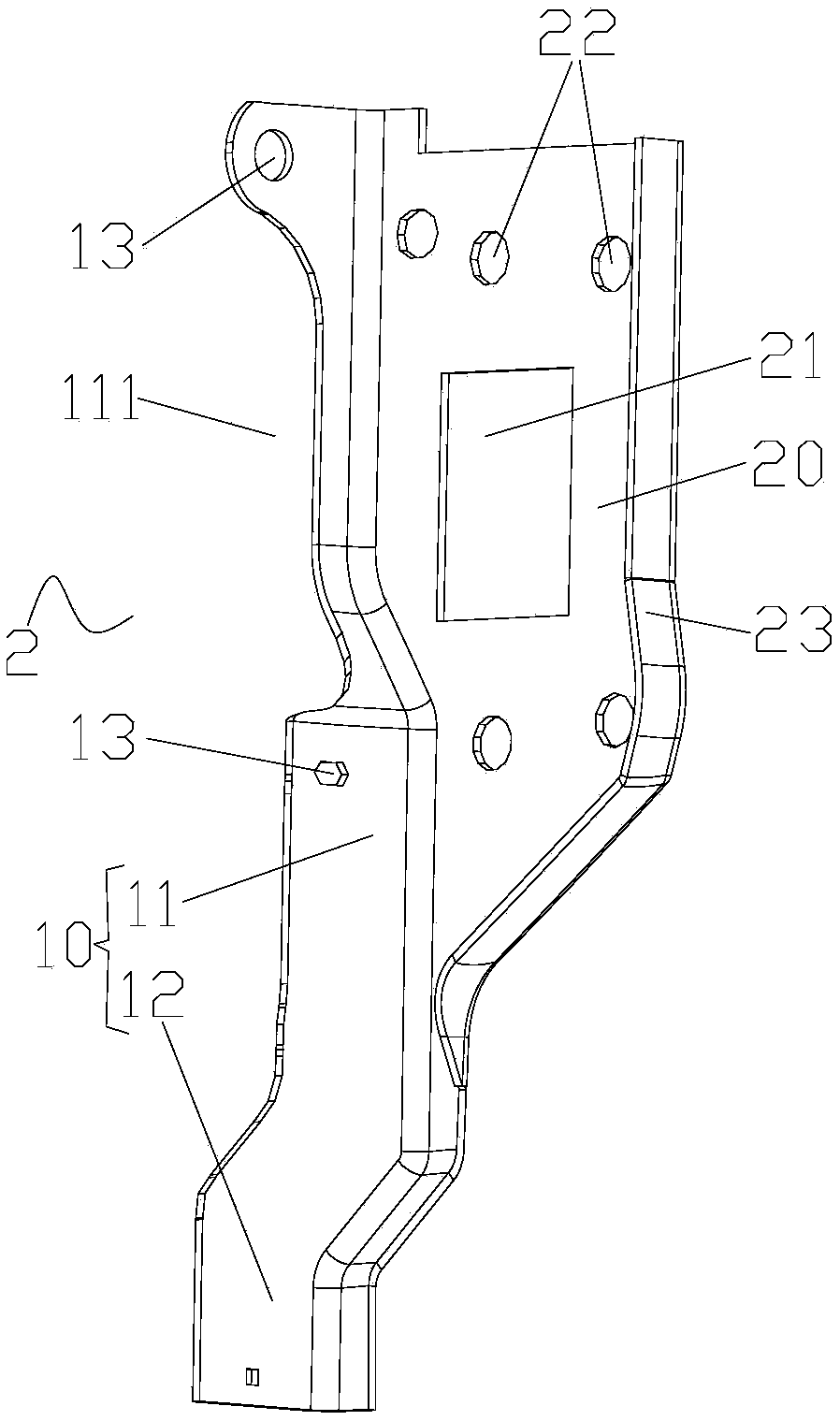 Anti-collision beam mounting plate, anti-collision beam assembly and vehicle