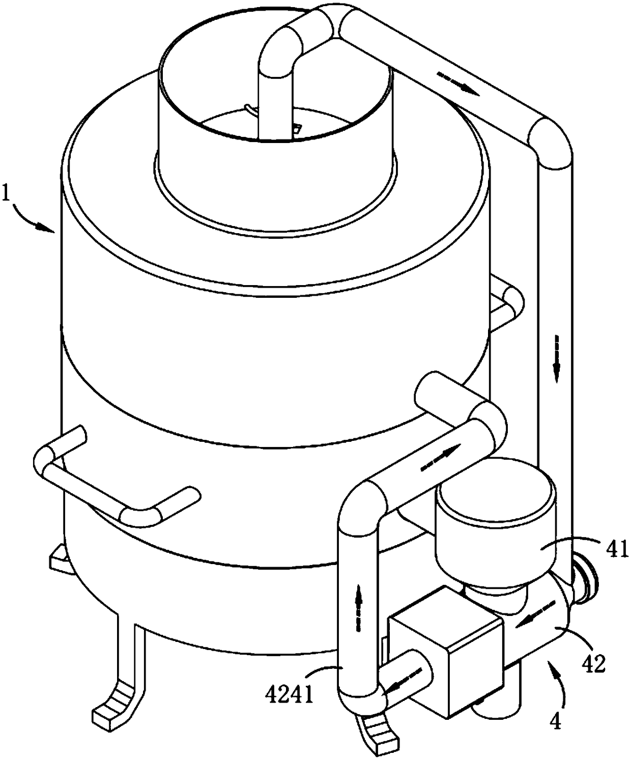 Small environment-friendly energy-saving oil pressing production device