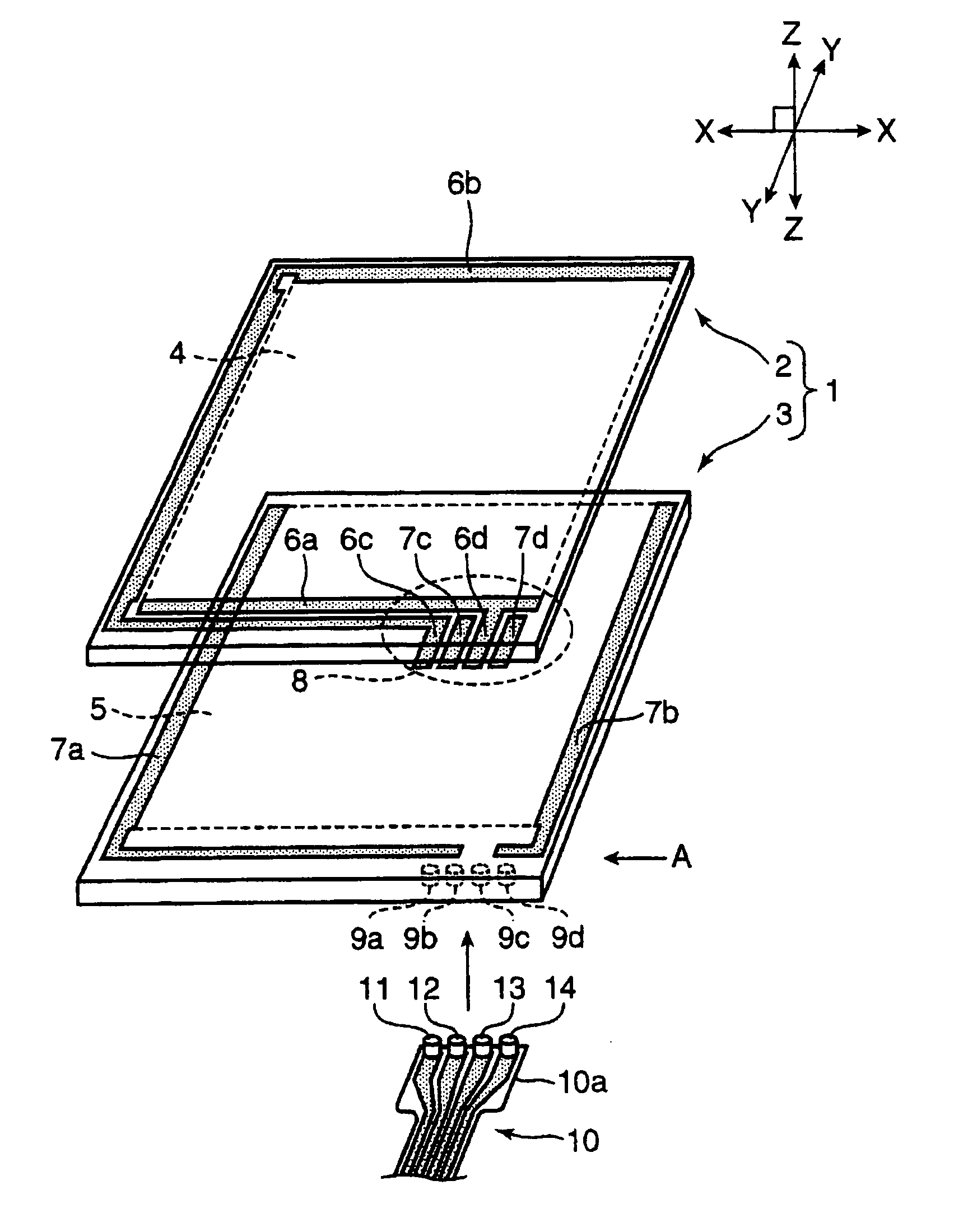 Lead Wire Connection Method for Touch Panel