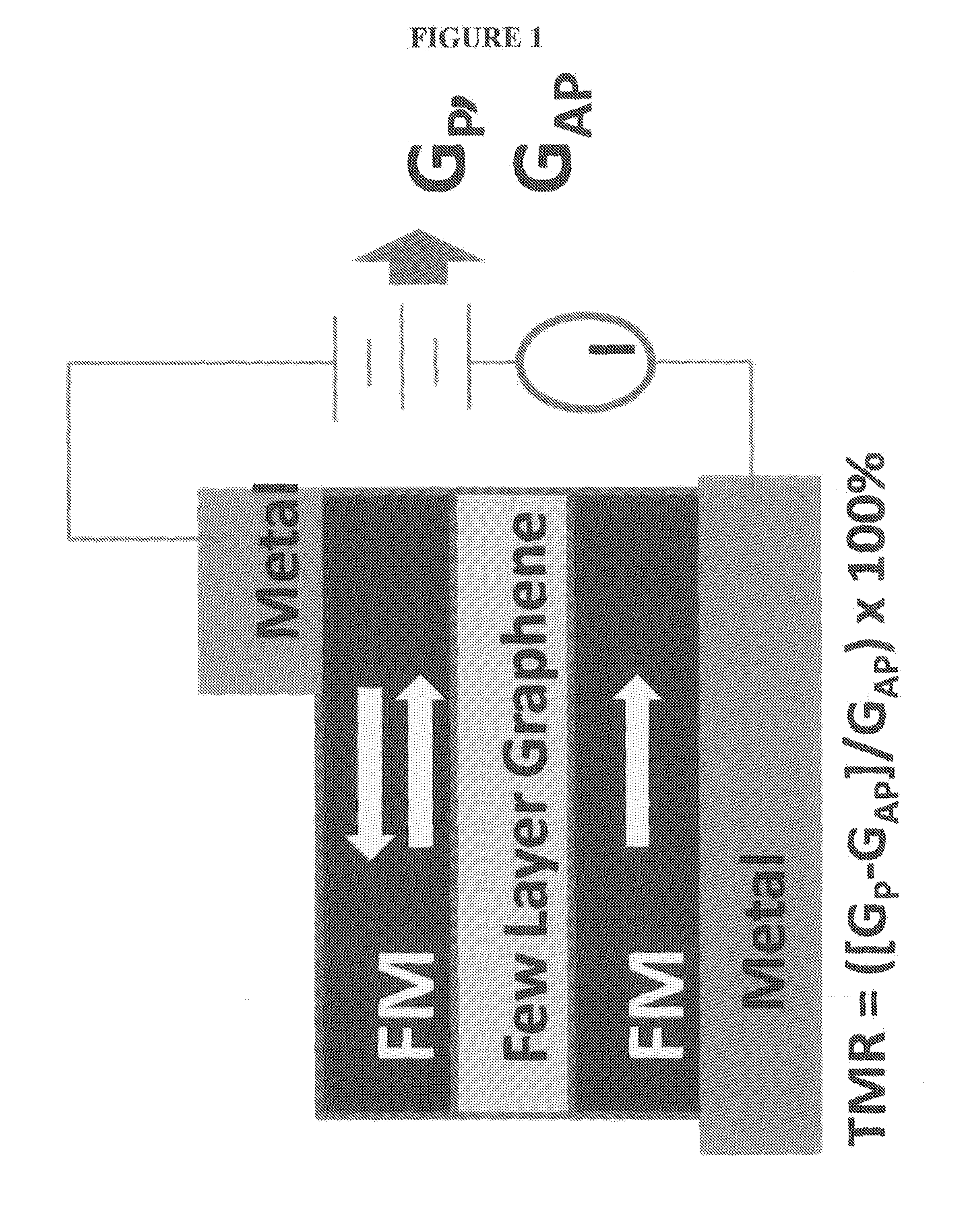 Graphene magnetic tunnel junction spin filters and methods of making