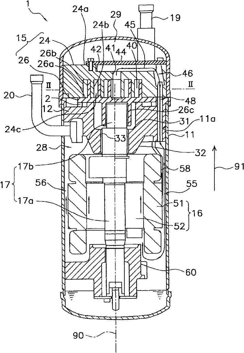 Compression mechanism and scroll compressor