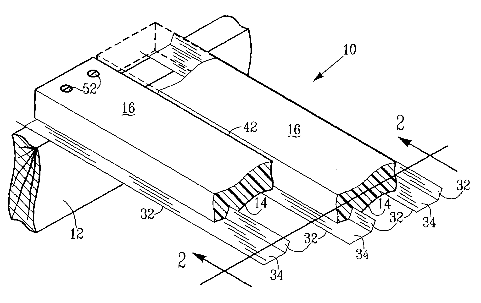 Above-joist, integrated deck-gutter system - Eureka | Patsnap