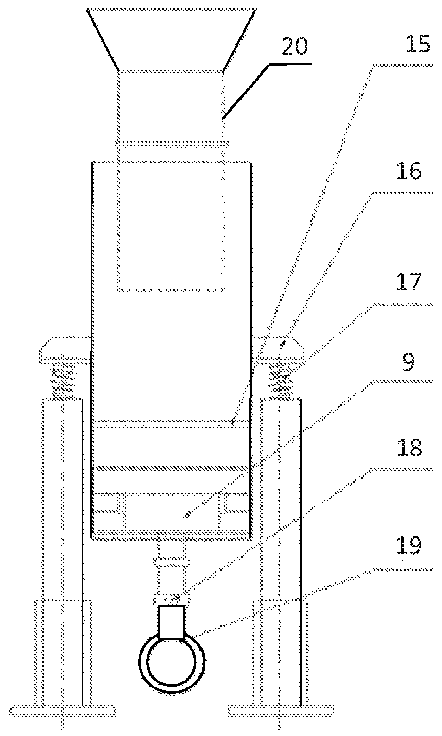 Drying and separation integrated machine for vibrating fluidized bed