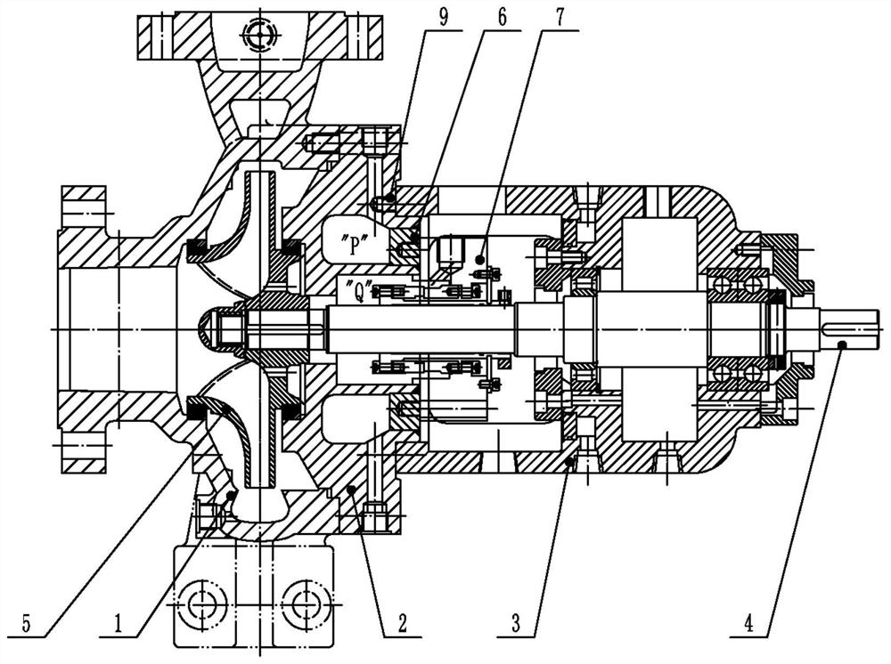 Chemical process pump with ultralow vibration value