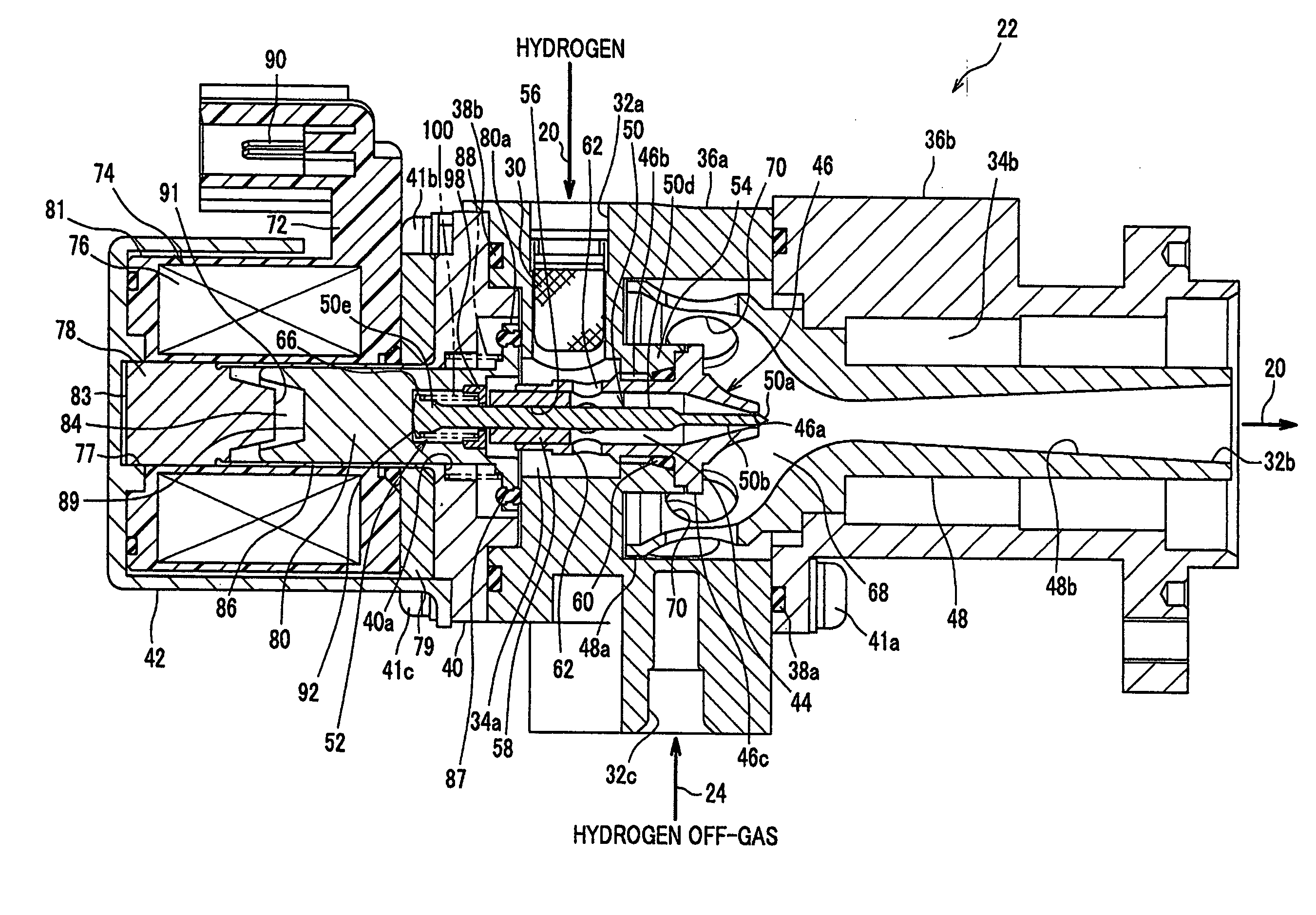 Ejector for fuel cell system