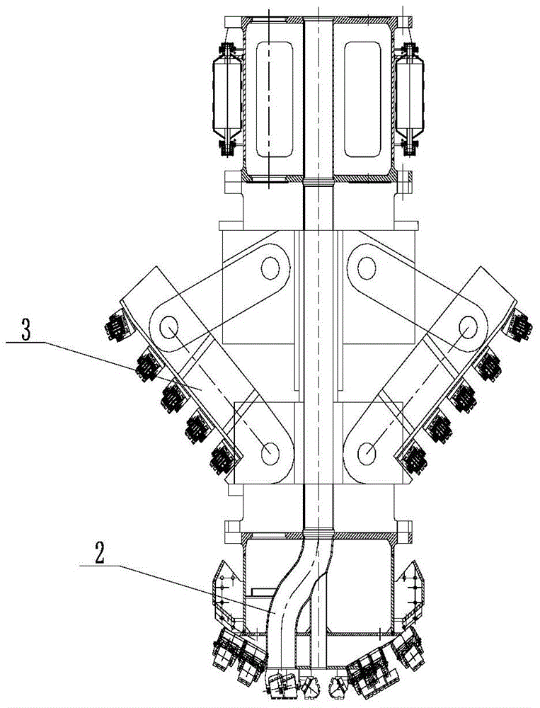 A kind of reverse reaming method and drilling tool