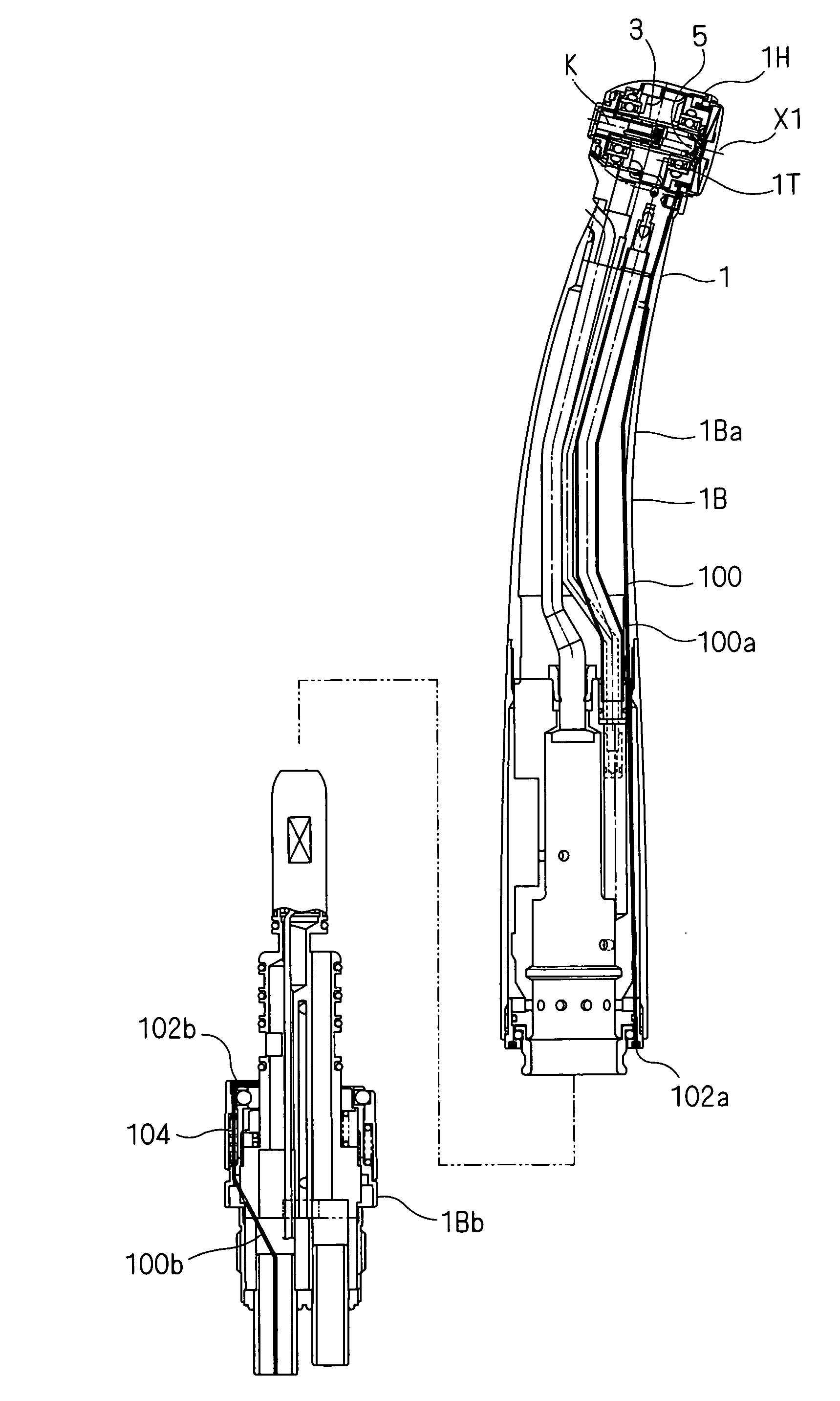 Medical cutting device and medical cutting training device