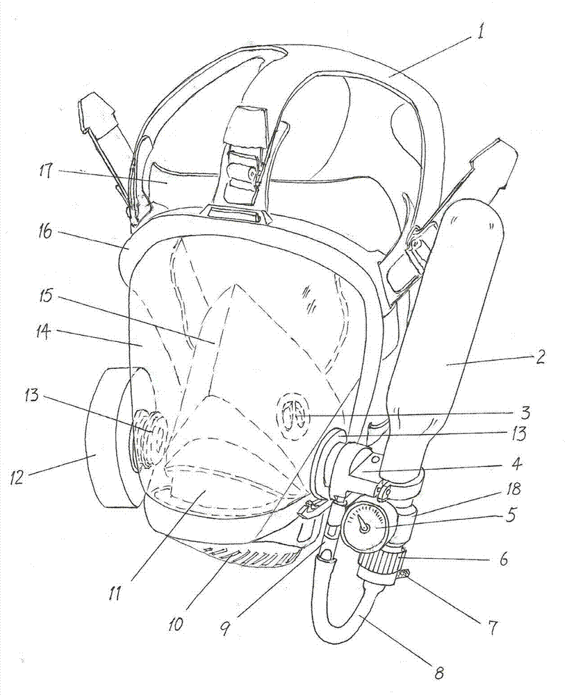 First aid gas mask