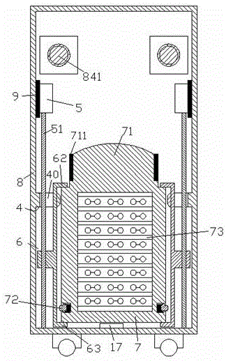 Glasses storage display device