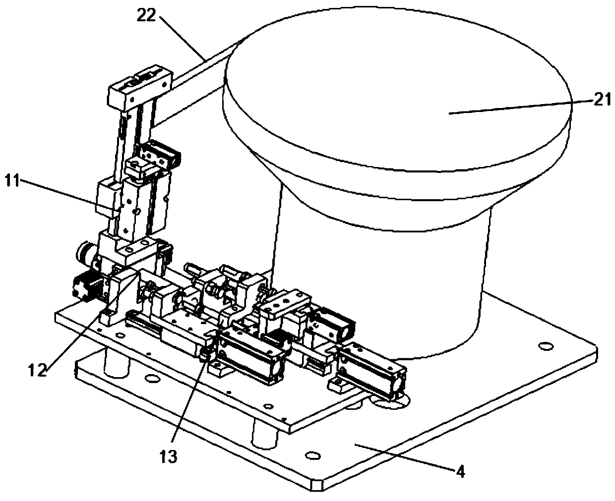 Full-automatic rubber pipe ring sleeving machine