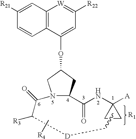 3,4-(cyclopentyl)-fused proline compounds as inhibitors of hepatitis C virus NS3 serine protease