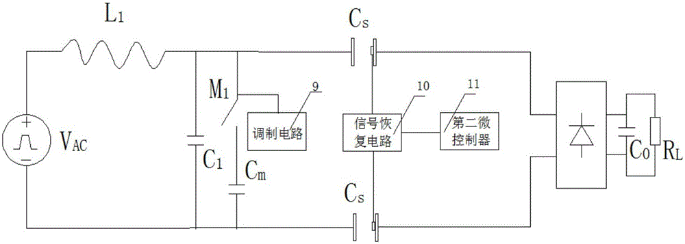 Electric Field Coupling Energy Signal Parallel Wireless Transmission System