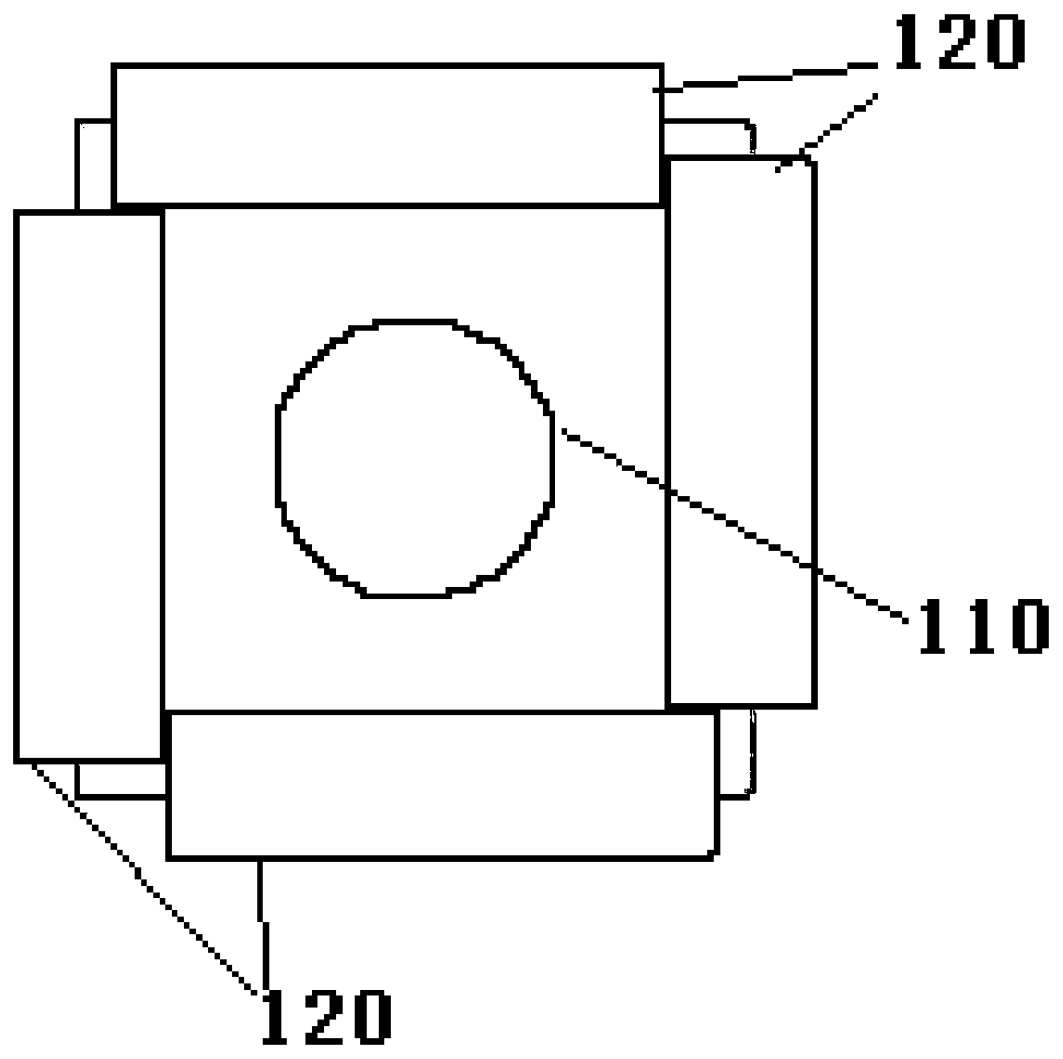 Position energy time testing device and apparatus based on CZT detector