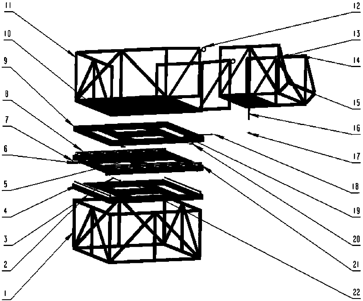 A crane simulator somatosensory simulation method and device