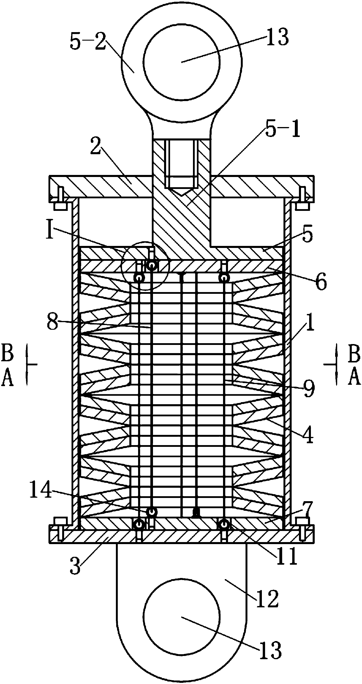 A Disc Spring Damper with Preset Early Stiffness