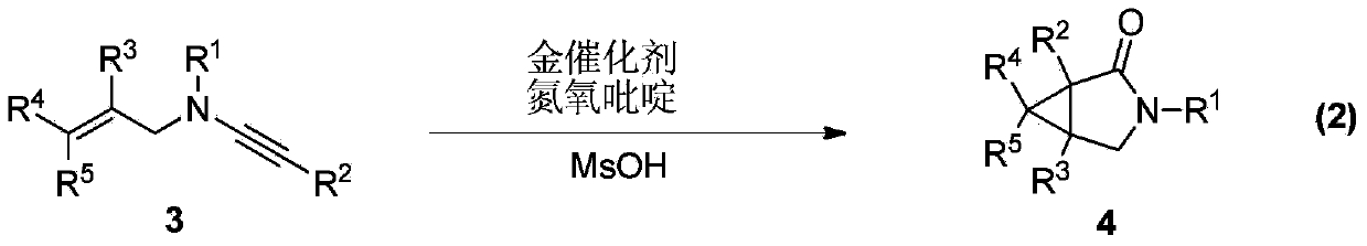 Synthesis method of divergently oriented azacycles