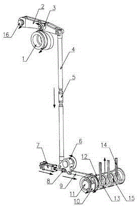 Multi-station bottom jacking device for cold extrusion