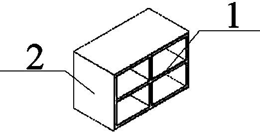 Compound vibration isolating device based on air spring and particle damping material