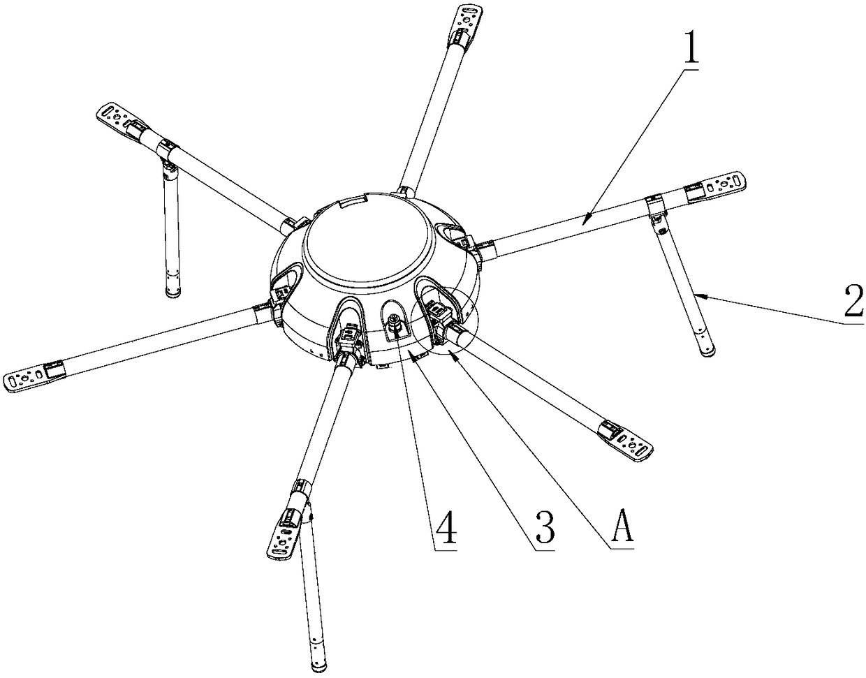 A stable multi-axis drone