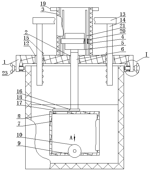 Grass endophytic fungi separation device