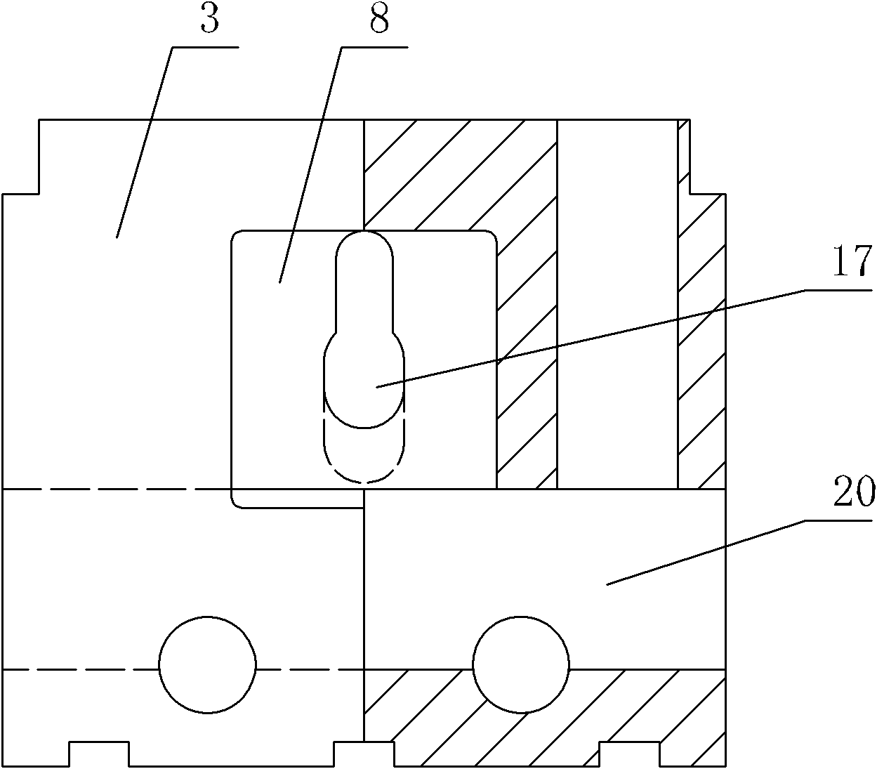 Fine shearing device for steels