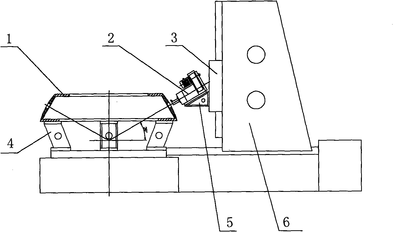 Method for machining equated holes of large-sized rotating member by gear hobbing machine