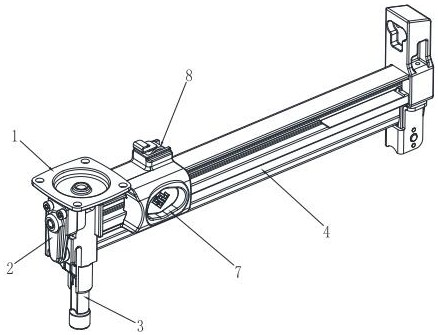 Anti-idle-hitting device with front nail head of nail gun