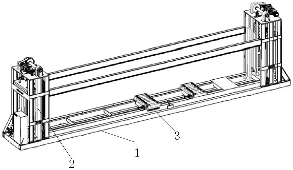 Large-long-diameter large-load product transferring and lifting device