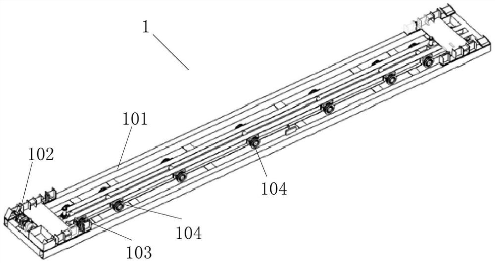 Large-long-diameter large-load product transferring and lifting device