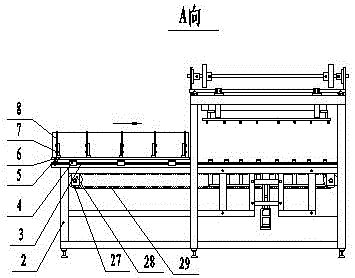Automatic double-bin feeding device for pasting light bars into LED modulator tubes in flexible automatic production line