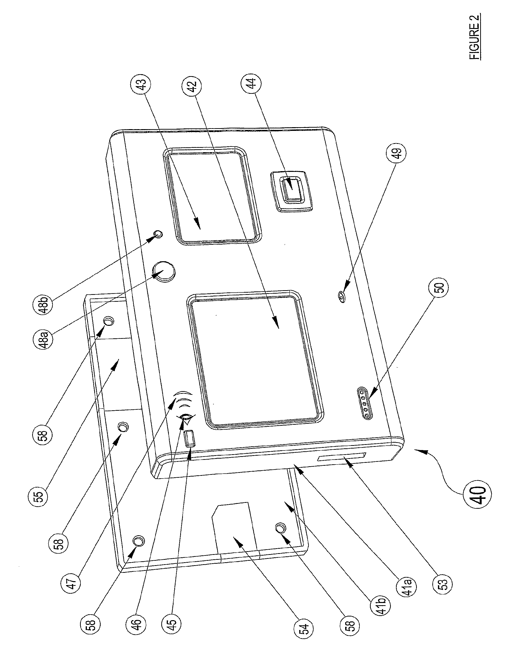 Security device comprising a plurality of interfaces