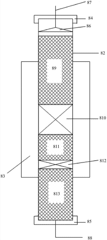 Coal-into-aromatic hydrocarbon preparation system having flue gas reuse function and method