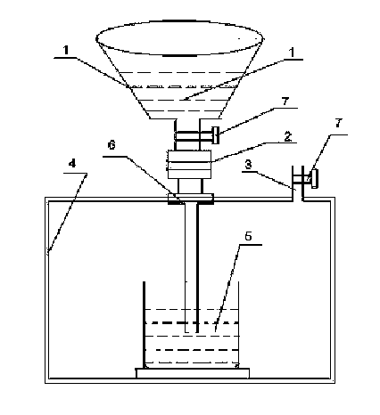 Device for filtering negative pressure solution