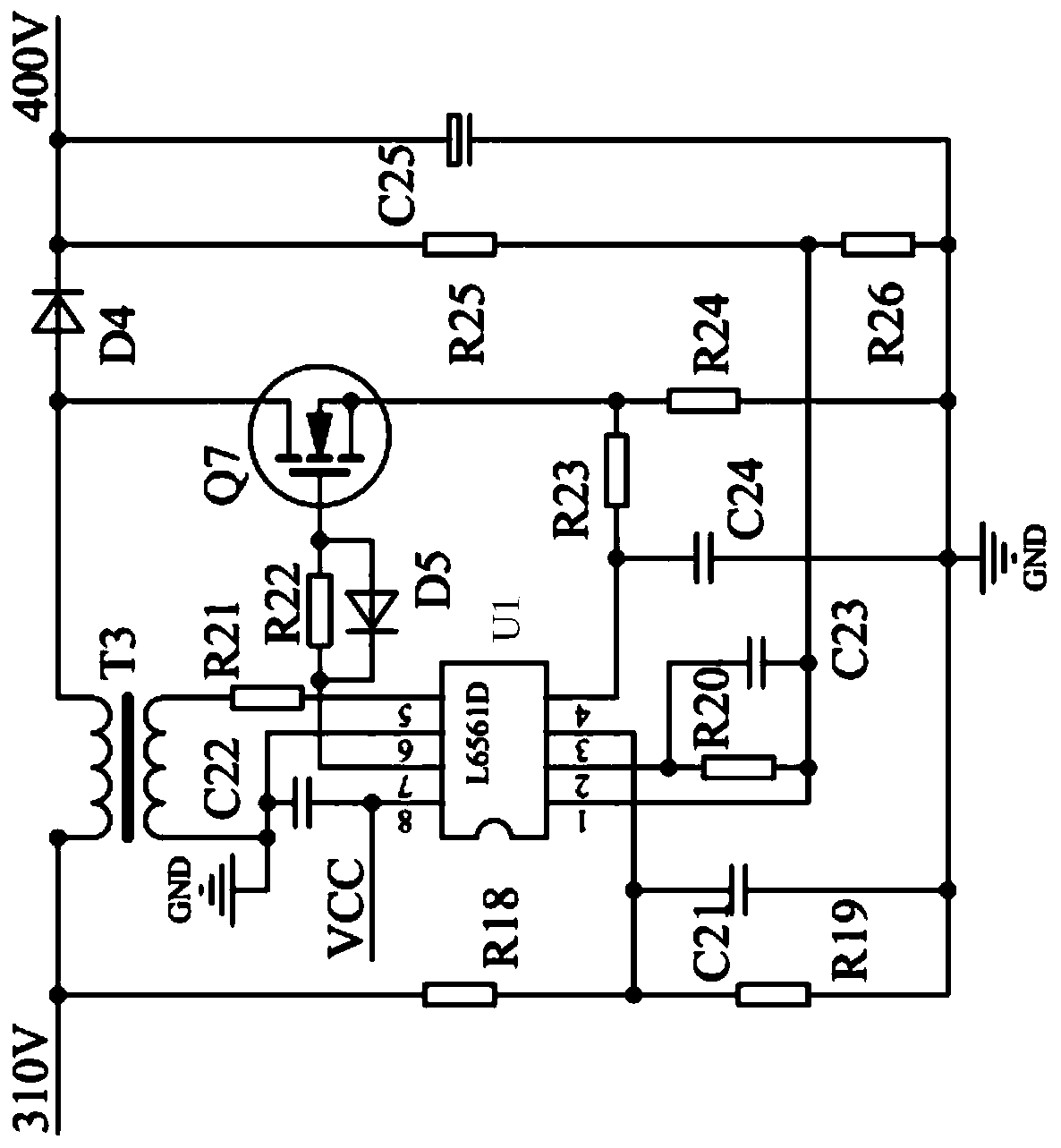 Low power hid lamp drive circuit