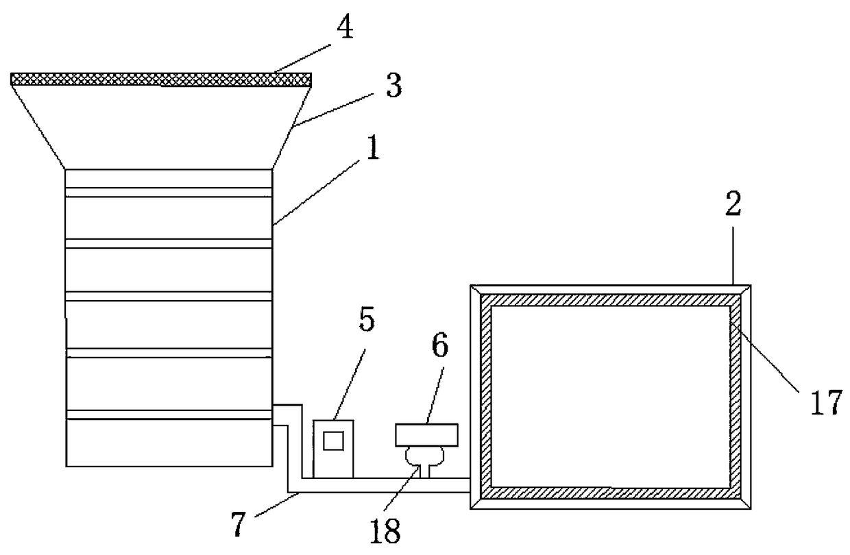 Outdoor water resource storage device with water quality detector