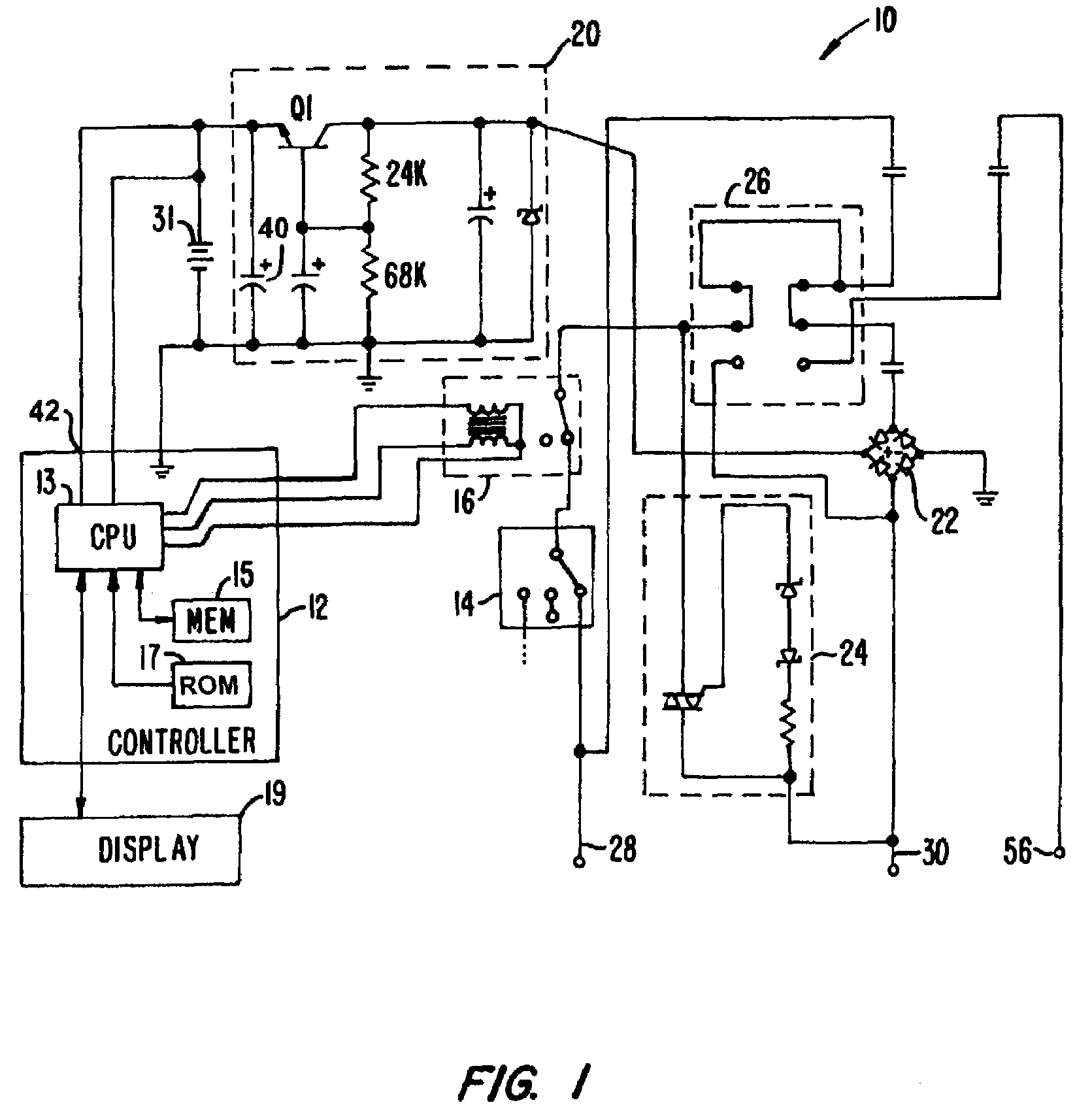 Thermostat with touch-screen display