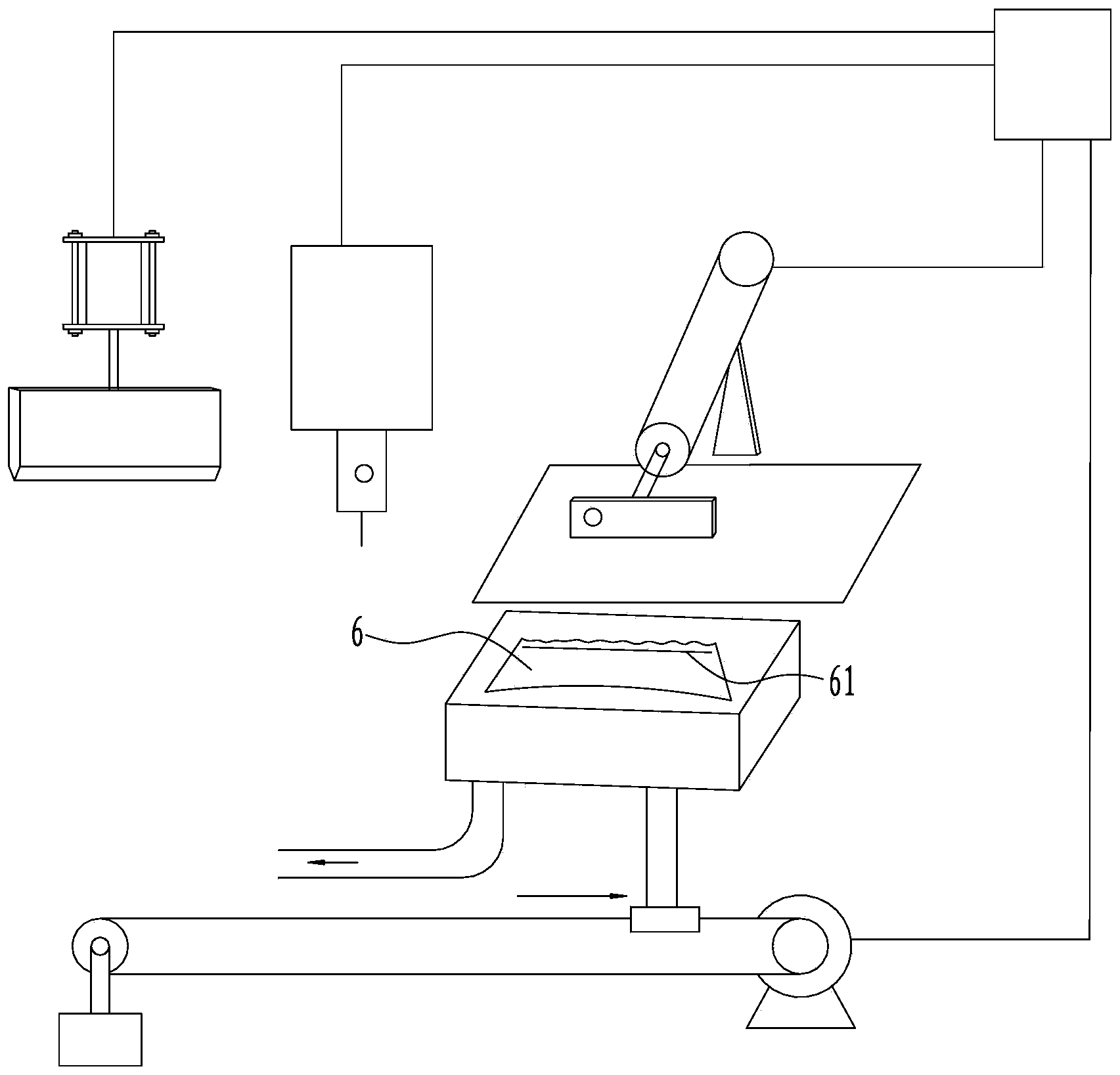 Automatic cut material sewing equipment and method