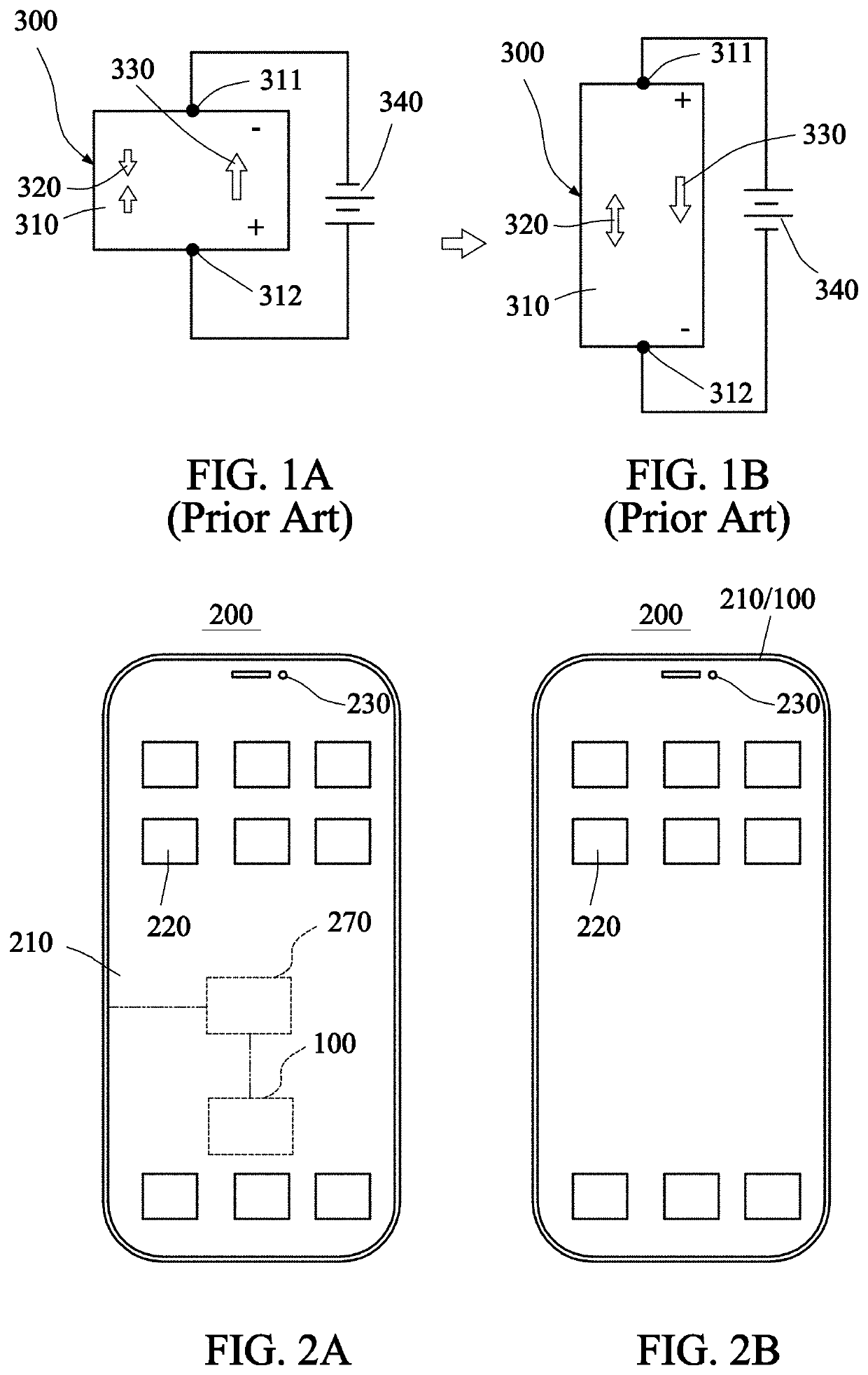 Pseudo-piezoelectric d33 device and electronic device using the same