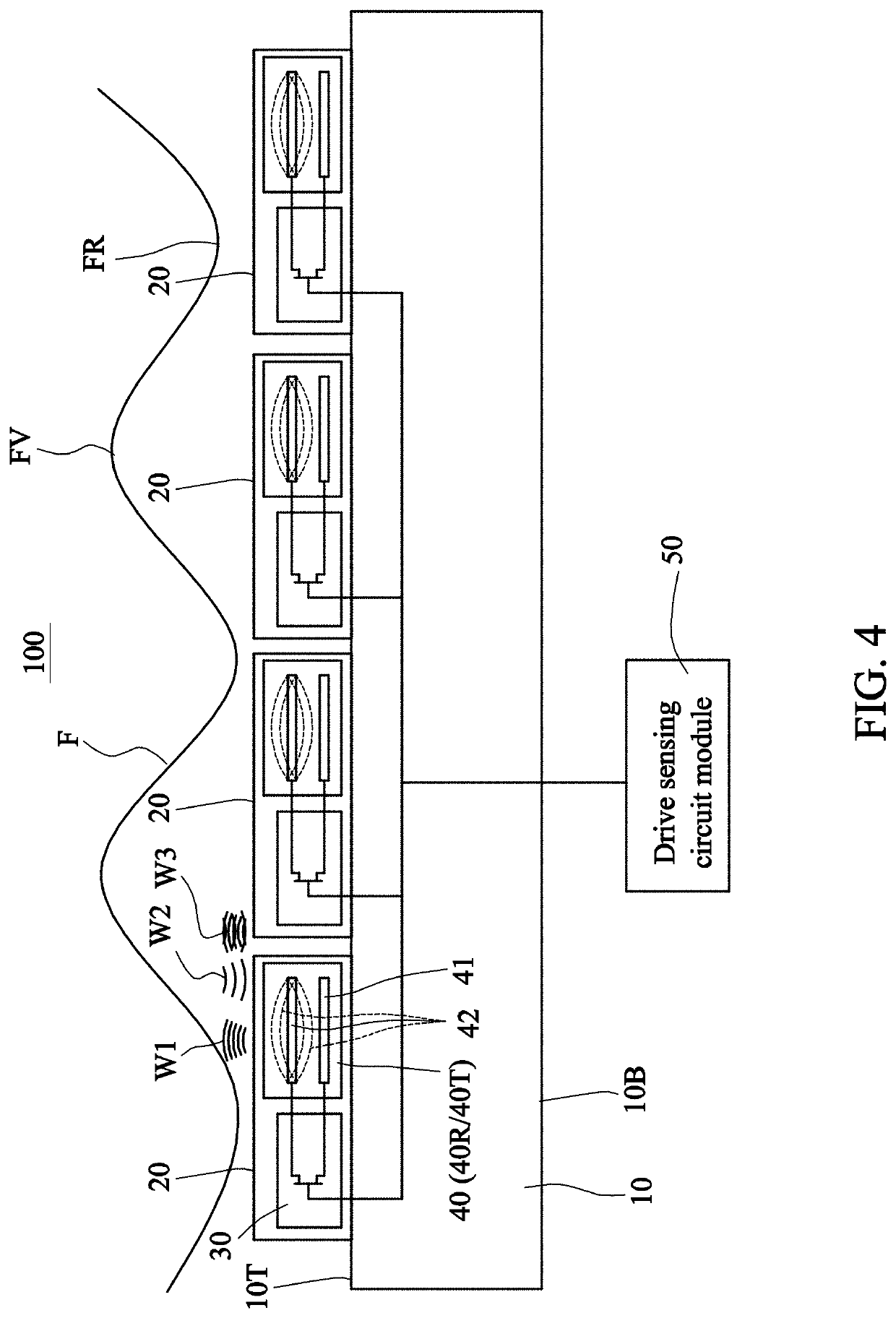 Pseudo-piezoelectric d33 device and electronic device using the same