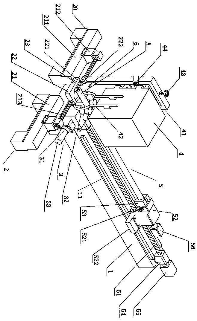 Three-dimensional space pipe bending processing equipment