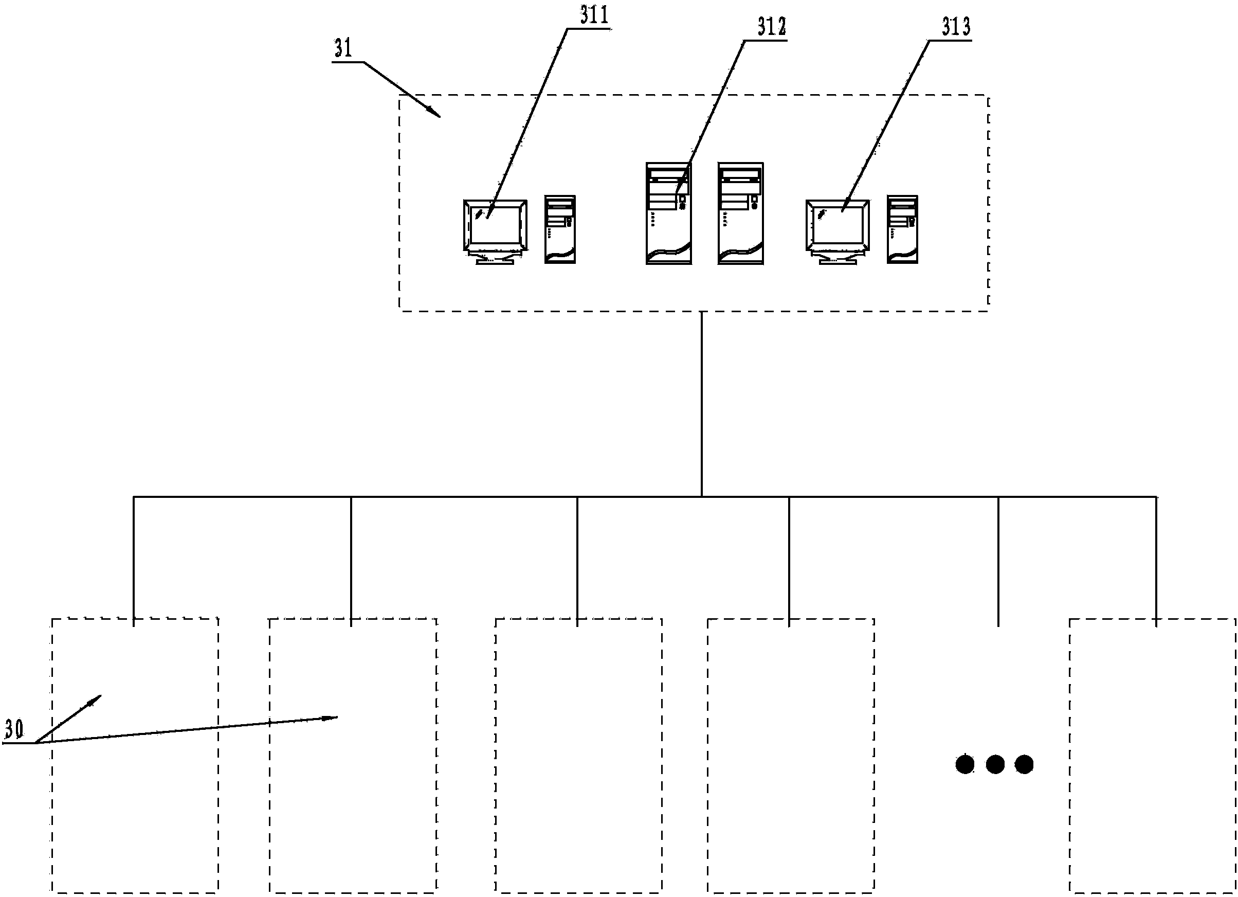 Heat exchanging station intelligent network control system