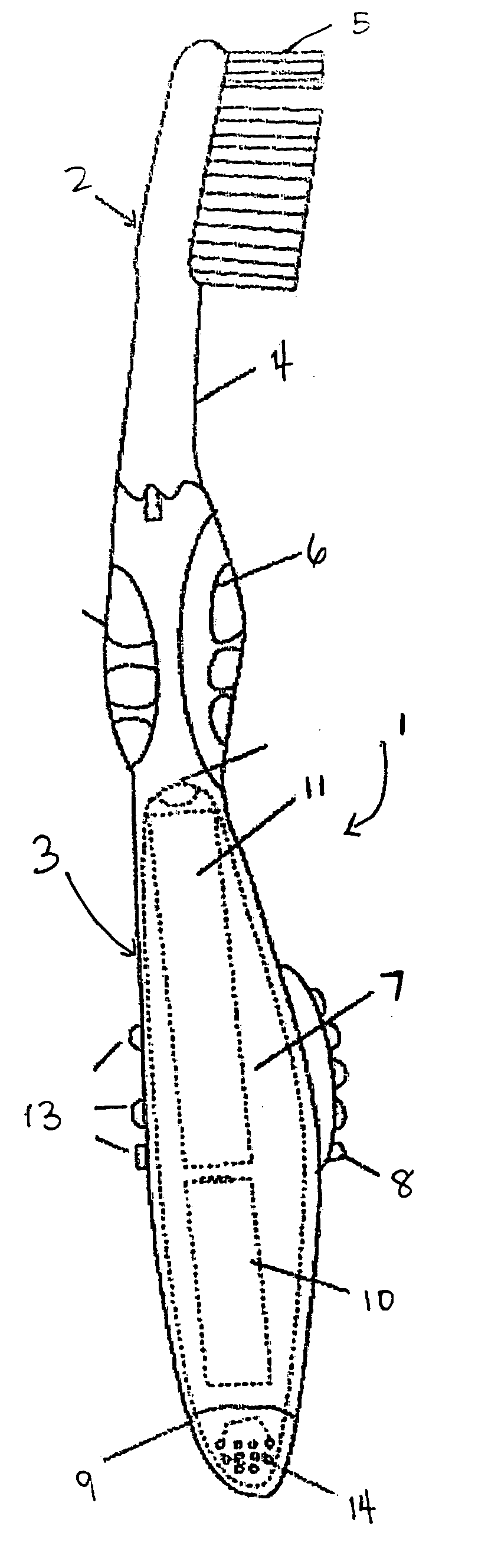 Oral care device capable of producing and recording sound