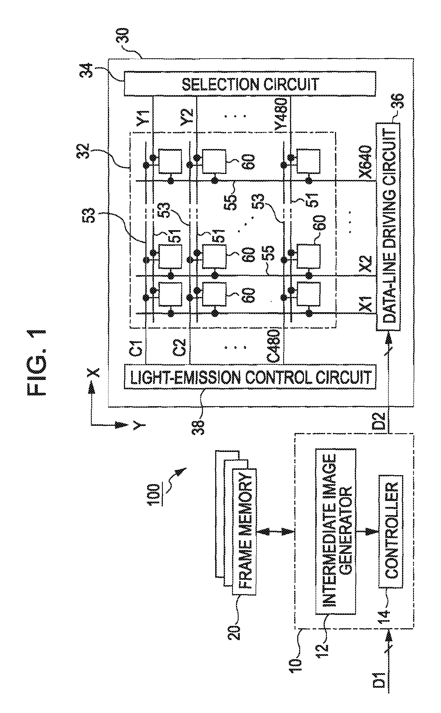 Light-emitting device, driving method thereof, and electronic apparatus