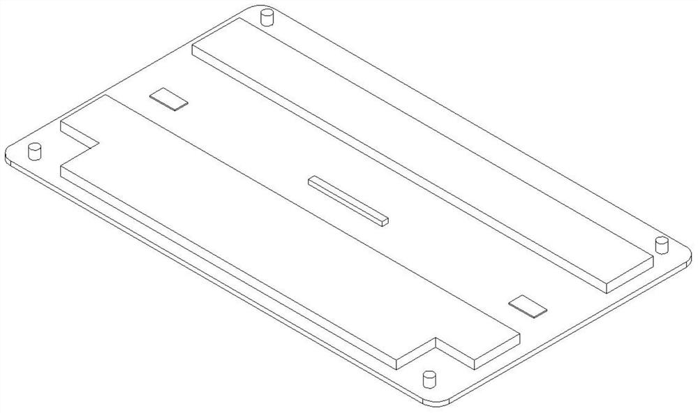 Transition carrying device for touch panel clamping jig