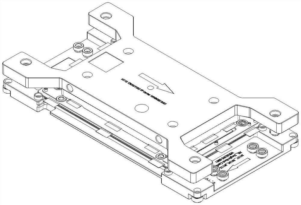 Transition carrying device for touch panel clamping jig