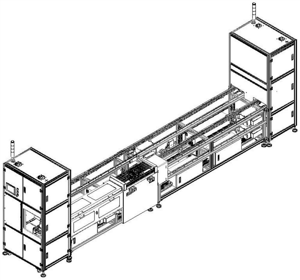 Transition carrying device for touch panel clamping jig