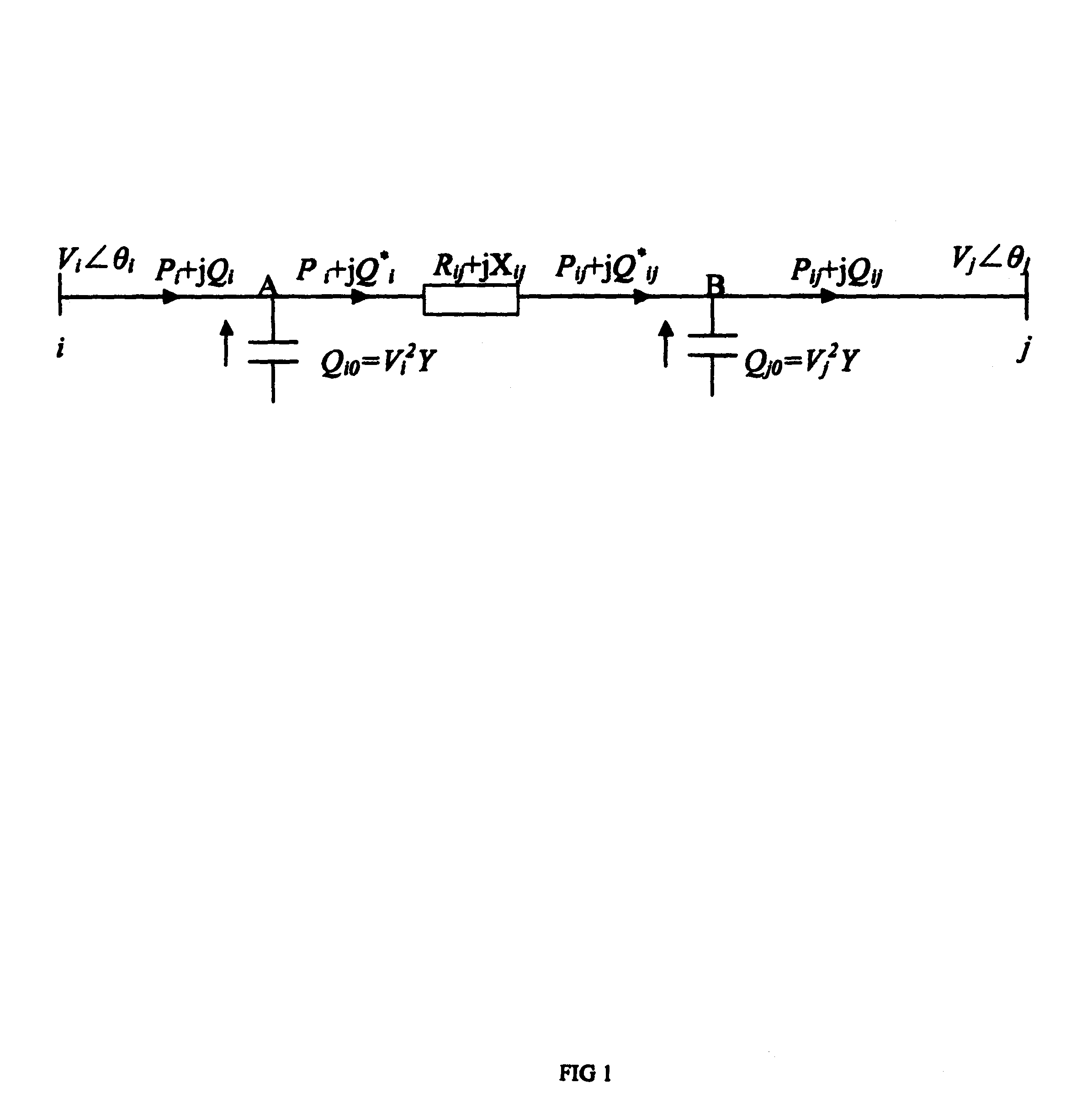 Method and system of real-time estimation of transmission line parameters in on-line power flow calculations